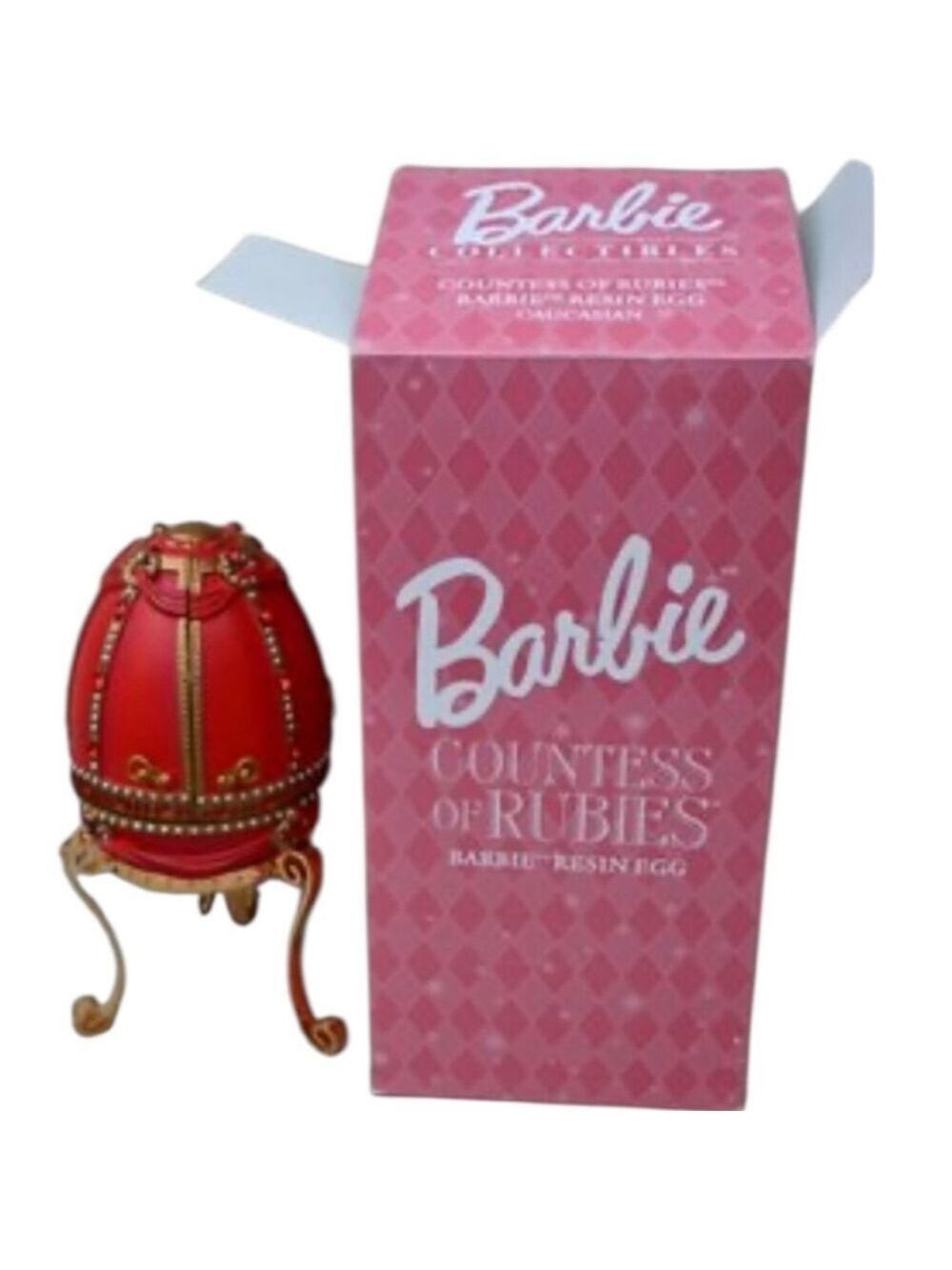 Barbie Vintage 01’ Countess of Rubies Resin Musical (Swan Lake) Egg Decor